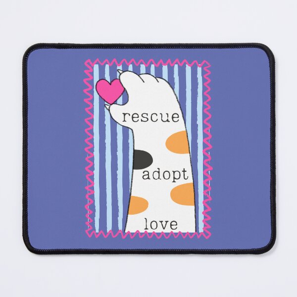 Item preview, Love Cats, Animal Rescue, Adopt, Cat Paw, Save Shelter Animals designed and sold by Forevermore.