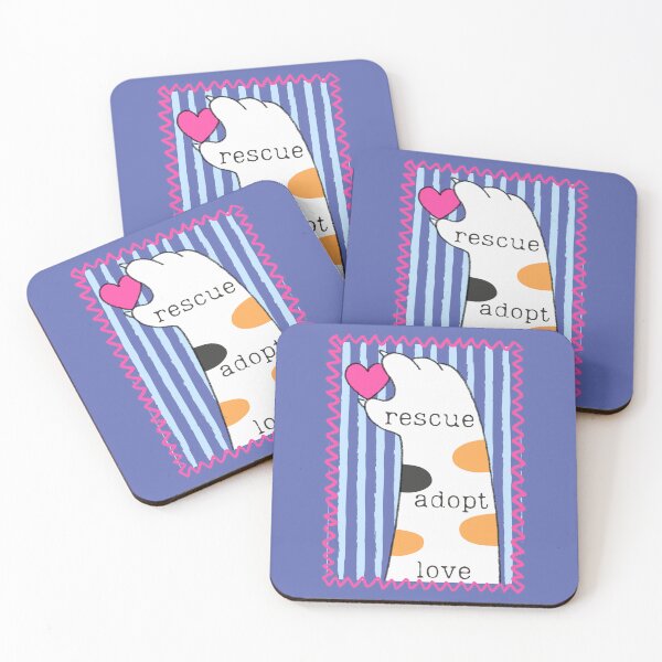Item preview, Love Cats, Animal Rescue, Adopt, Cat Paw, Save Shelter Animals designed and sold by Forevermore.