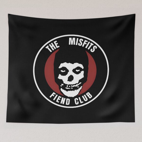 Item preview, Camiseta con el logo de la gira punk de la banda Vintage Rock Misfits designed and sold by finikatkey.