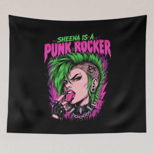 Artikelvorschau, Sheena ist eine Punkrockerin entworfen und verkauft von cdenning1988.