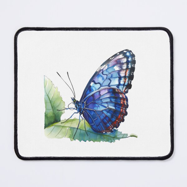 Item preview, Blue Butterfly | Elegant Nature Aesthetic Art designed and sold by Mandayartstudio.
