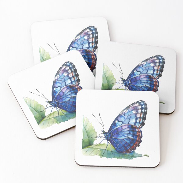 Item preview, Blue Butterfly | Elegant Nature Aesthetic Art designed and sold by Mandayartstudio.