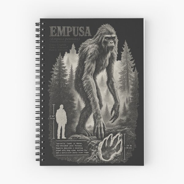 Item preview, Empusa, Dense Pine Forest [Vintage Field-Guide Illustration] designed and sold by elektronen.
