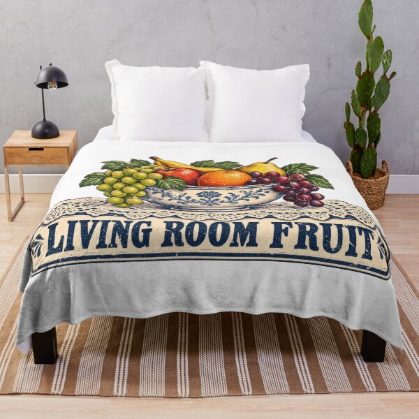 Item preview, Living Room Fruit Distressed Balkan Household Humor designed and sold by OfficialBalkan.