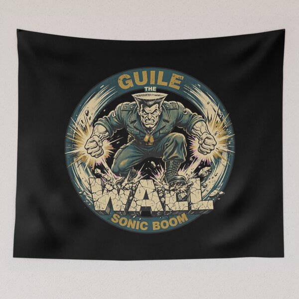Item preview, Guile Street Fighter Design, Guile The Wall Artwork, Street Fighter Guile Graphic, Sonic Boom Fighter Art, Flash Kick, Fighting Game Design, Arcade Gaming Gift, Martial Arts Gamer Gift, Capcom Fan Art designed and sold by Typologystudios.