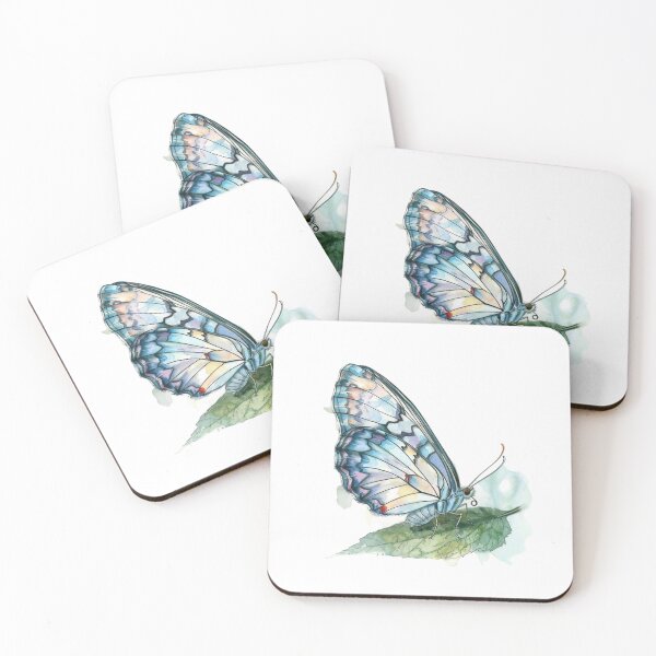 Item preview, Blue Butterfly | Elegant Nature Aesthetic Art designed and sold by Mandayartstudio.