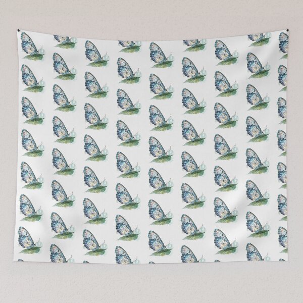 Item preview, Blue Butterfly | Elegant Nature Aesthetic Art designed and sold by Mandayartstudio.