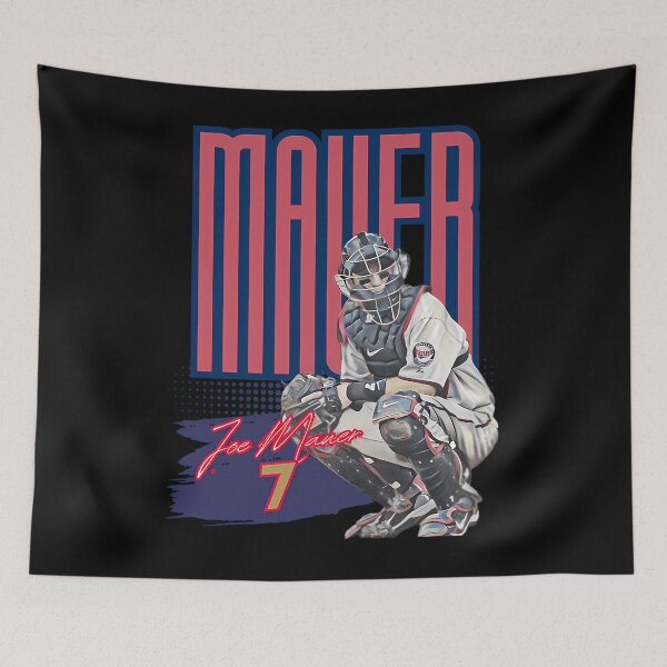 Item preview, Depicting Catcher Joe Mauer In Full Minnesota Twins designed and sold by kawtarshop2.