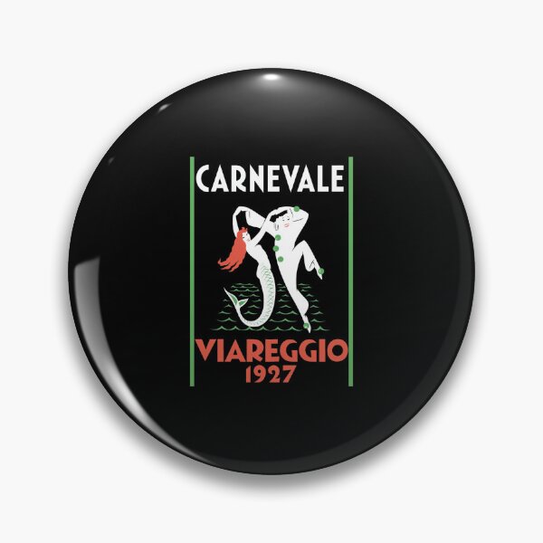 Item preview, Carnevale Viareggio 1927 Mermaid Clown Vintage Poster designed and sold by Jalynehnerdfg.