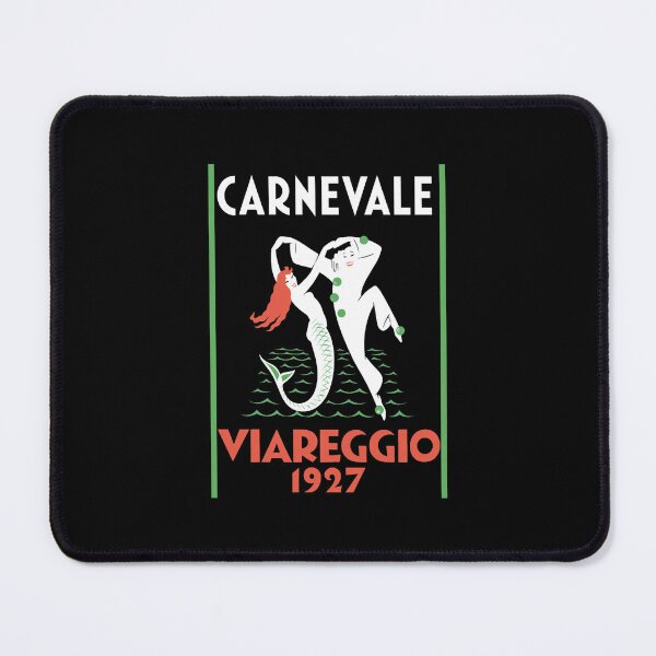 Item preview, Carnevale Viareggio 1927 Mermaid Clown Vintage Poster designed and sold by Jalynehnerdfg.