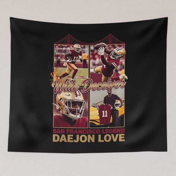 Item preview, Wide Deceiver San Francisco Legend Daejon Love designed and sold by PAROSSA.