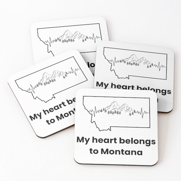 Item preview, My heart belongs to Montana designed and sold by GiftableGems.