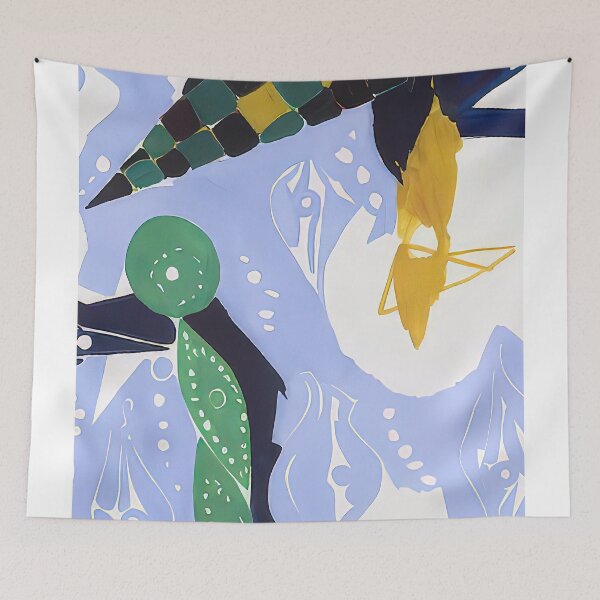 Item preview, Blue diaphan - 1965 designed and sold by NeonCanvasDream.