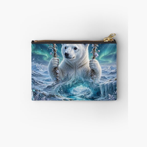 Item preview, Spirit of the Frozen North – Arctic Polar Bear Dreamscape designed and sold by DreamyWallVibes.