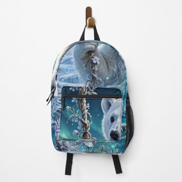 Item preview, Spirit of the Frozen North – Arctic Polar Bear Dreamscape designed and sold by DreamyWallVibes.