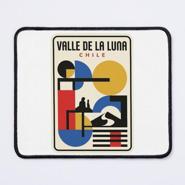 Item preview, Retro Valle De La Luna Bauhaus Geometric Skyline designed and sold by k3rstman1.