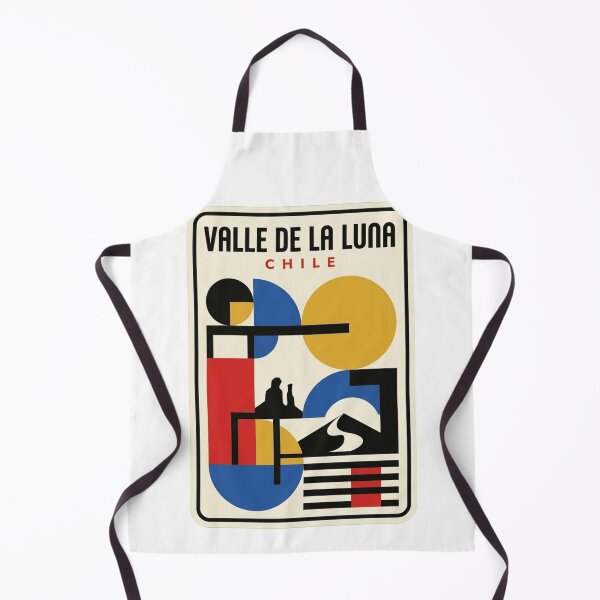 Item preview, Retro Valle De La Luna Bauhaus Geometric Skyline designed and sold by k3rstman1.