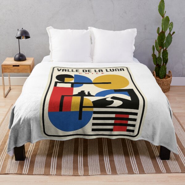 Item preview, Retro Valle De La Luna Bauhaus Geometric Skyline designed and sold by k3rstman1.
