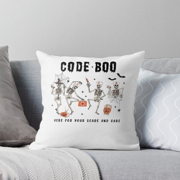 Item preview, Code Boo Skeleton Nurse Halloween Here For Your Scare And Care designed and sold by torildorxop.