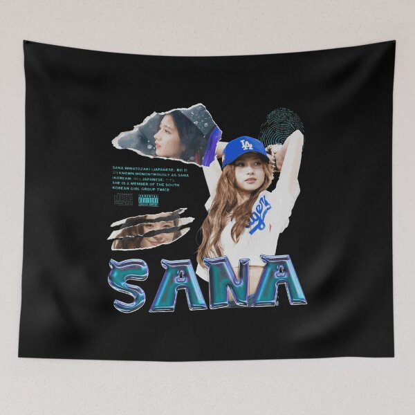 Item preview, Sana Minatozaki TWICE Retro K-pop  designed and sold by JamesRol160150.
