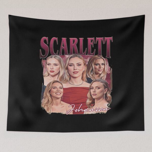Item preview, Scarlett Johansson Vintage Retro Portrait Collage  designed and sold by PatrickT483989.