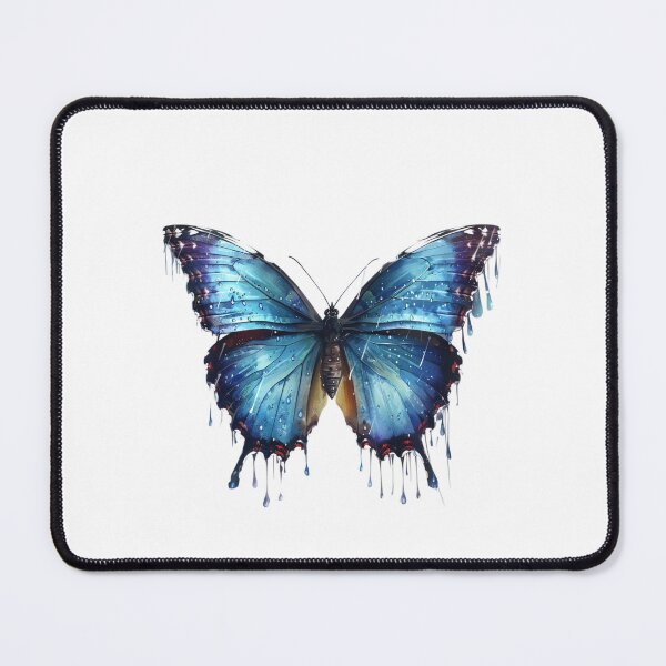 Item preview, Blue Butterfly | Elegant Nature Aesthetic Art designed and sold by Mandayartstudio.