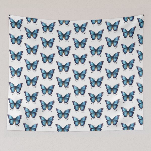 Item preview, Blue Butterfly | Elegant Nature Aesthetic Art designed and sold by Mandayartstudio.