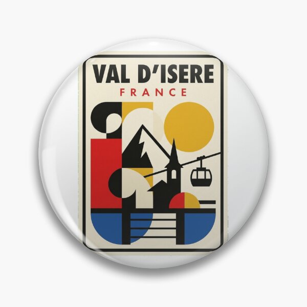 Item preview, Retro Val Disere Bauhaus Geometric Skyline designed and sold by k3rstman1.