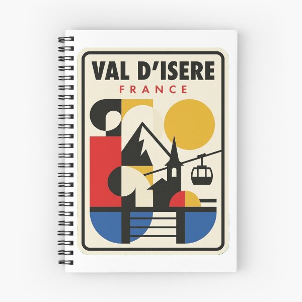 Item preview, Retro Val Disere Bauhaus Geometric Skyline designed and sold by k3rstman1.