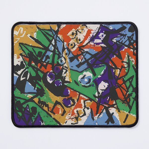 Item preview, Farbholzschnitt 1952-2 - 1952 designed and sold by NeonCanvasDream.