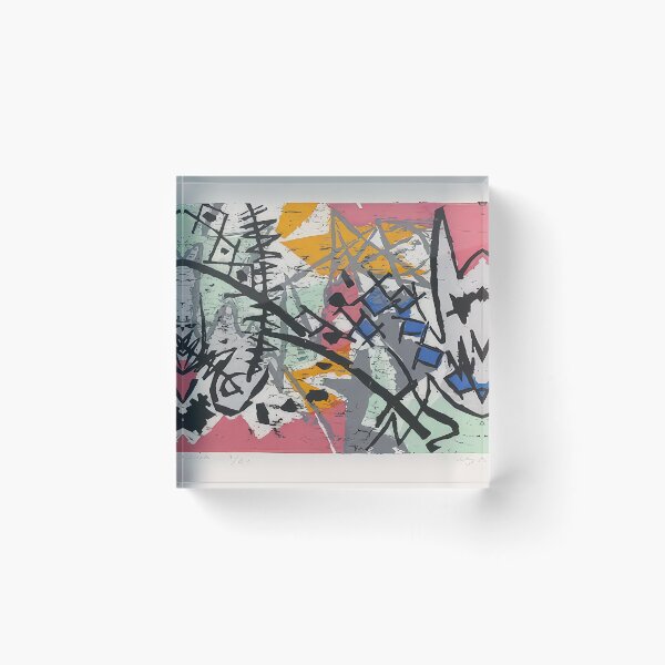 Item preview, Farbholzschnitt 1952-4 - 1952 designed and sold by NeonCanvasDream.