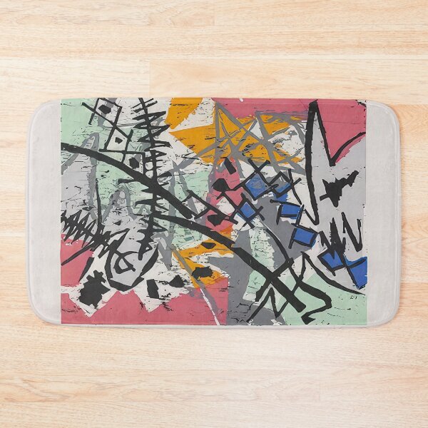Item preview, Farbholzschnitt 1952-4 - 1952 designed and sold by NeonCanvasDream.