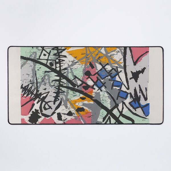 Item preview, Farbholzschnitt 1952-4 - 1952 designed and sold by NeonCanvasDream.
