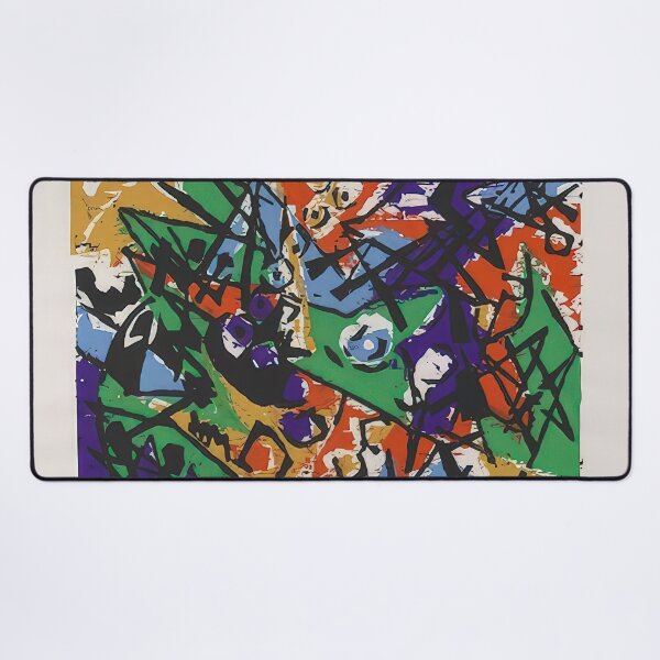 Item preview, Farbholzschnitt 1952-2 - 1952 designed and sold by NeonCanvasDream.