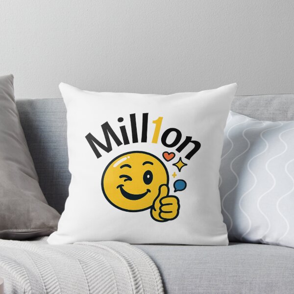 Item preview, One in a Million Rebus Puzzle Brain Thumbs Up Smiley designed and sold by nryum.