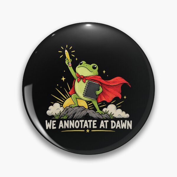 Item preview, We Annotate At Dawn Hero Frog English Teacher designed and sold by khdmalakarak.