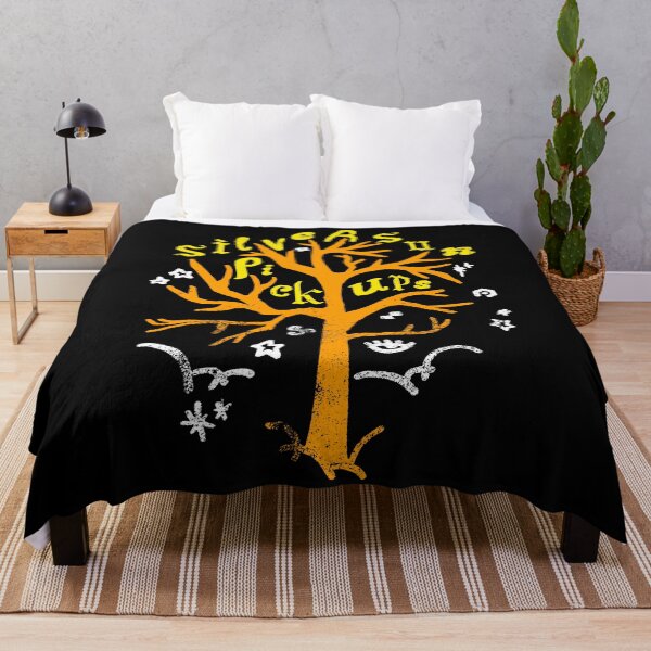 Item preview, Tree Silhouette Alternative Rock Yellow Typography designed and sold by MosiUniq.