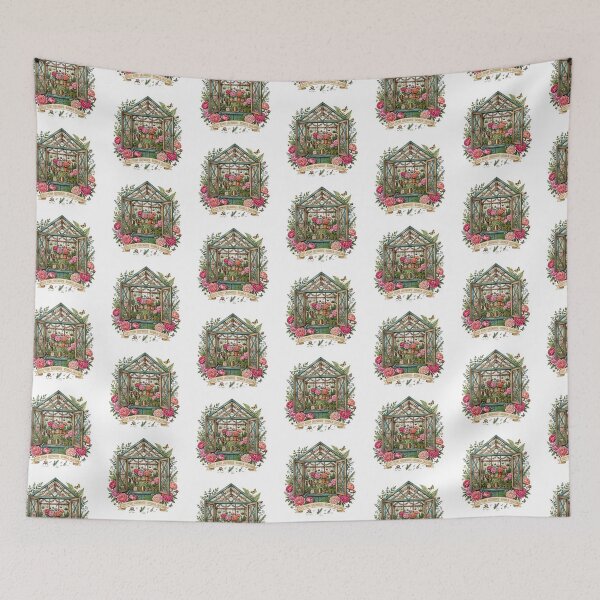 Item preview, Cozy Peony Greenhouse Flower Sticker designed and sold by RareBotanical .