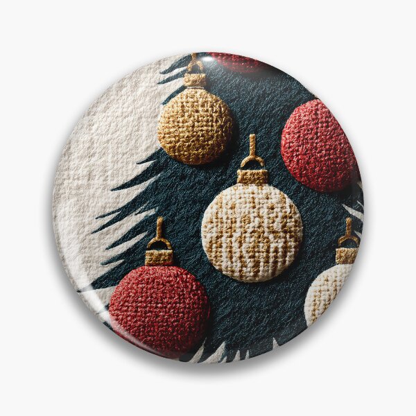 Item preview, Cozy Textured Christmas Tree and Ornaments designed and sold by colorful-white.