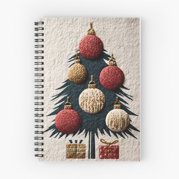 Item preview, Cozy Textured Christmas Tree and Ornaments designed and sold by colorful-white.