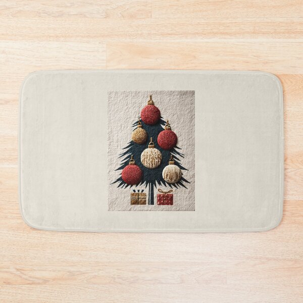 Item preview, Cozy Textured Christmas Tree and Ornaments designed and sold by colorful-white.