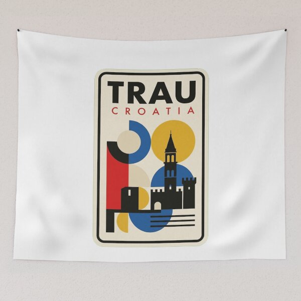 Item preview, Retro Trau Bauhaus Geometric Skyline designed and sold by k3rstman1.