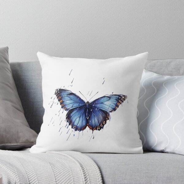 Item preview, Blue Butterfly | Elegant Nature Aesthetic Art designed and sold by Mandayartstudio.