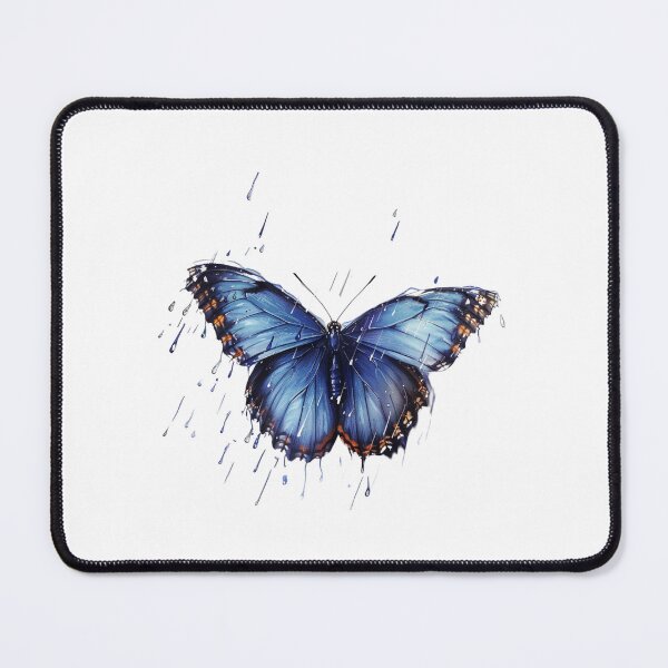 Item preview, Blue Butterfly | Elegant Nature Aesthetic Art designed and sold by Mandayartstudio.