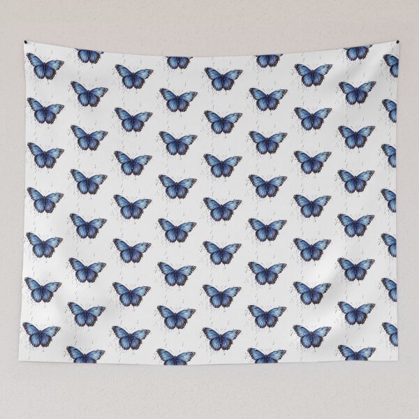 Item preview, Blue Butterfly | Elegant Nature Aesthetic Art designed and sold by Mandayartstudio.