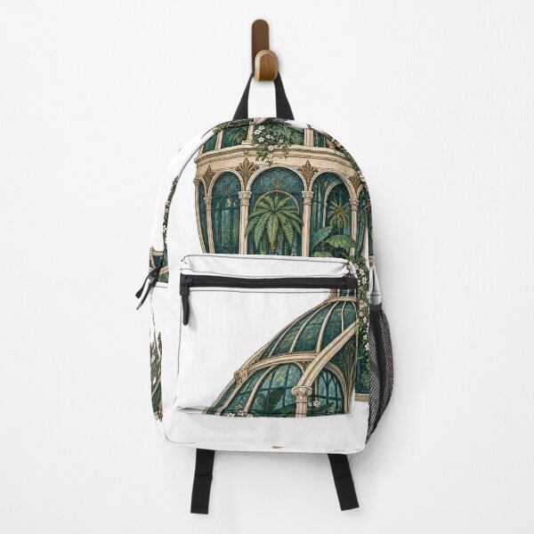 Item preview, Celestial Conservatory – Crescent Moon Botanical Greenhouse designed and sold by Pixel & Ponder.