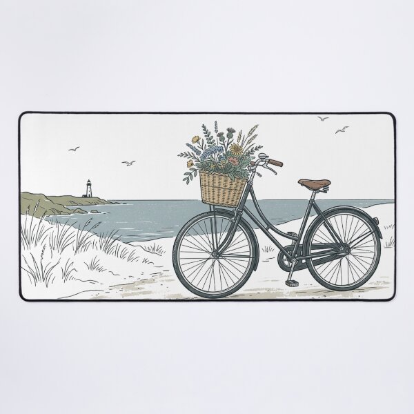 Item preview, Coastal Bicycle – Seaside Escape designed and sold by meghnad.