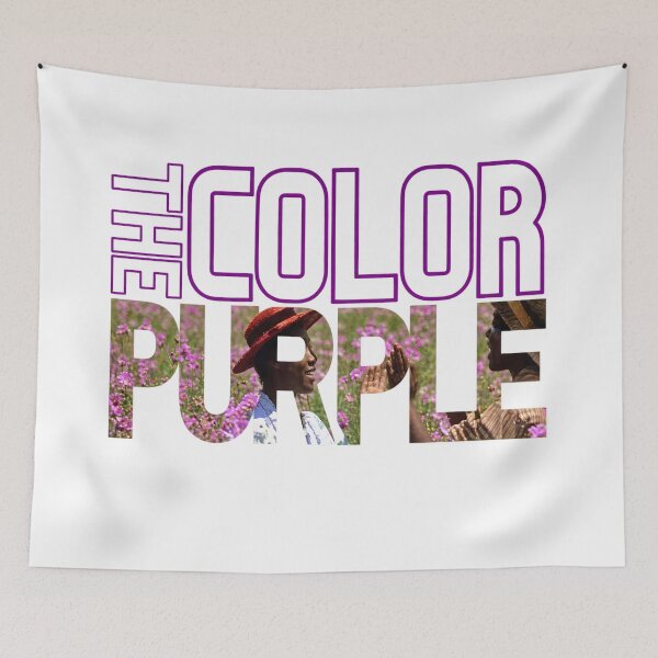 Item preview, The Color Purple Floral Movie designed and sold by Nature Explore Game.