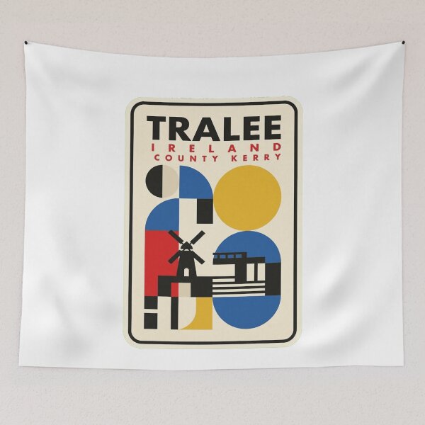 Item preview, Retro Tralee Bauhaus Geometric Skyline designed and sold by k3rstman1.
