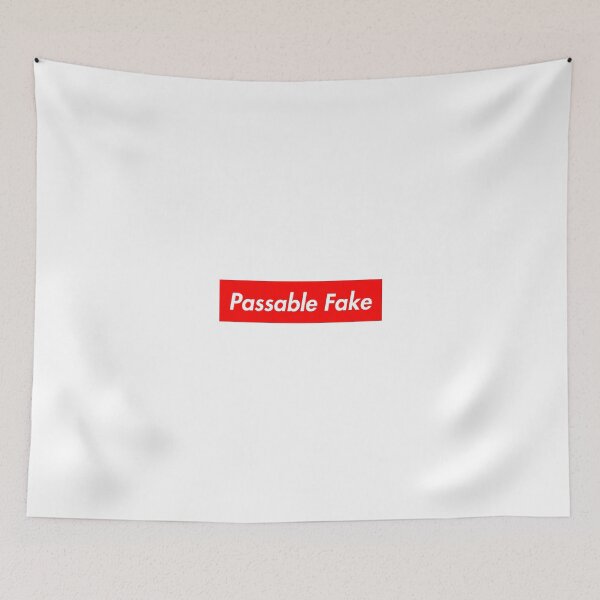 Item preview, Passable Fake Logo designed and sold by pineforester.
